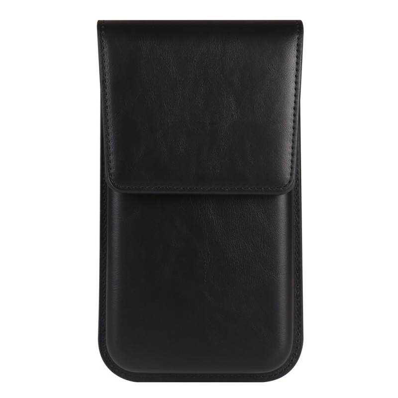 Étui Ceinture Vertical Universel en Cuir PU pour Smartphone 6,1 à 6,3 pouces