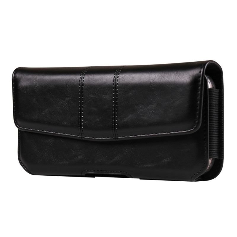 Étui Ceinture Horizontal pour Smartphone 6,7 à 6,9 pouces avec Porte-Carte