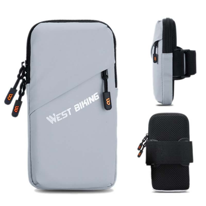 Brassard Sport pour Smartphone avec Poche de Rangement WEST BIKING