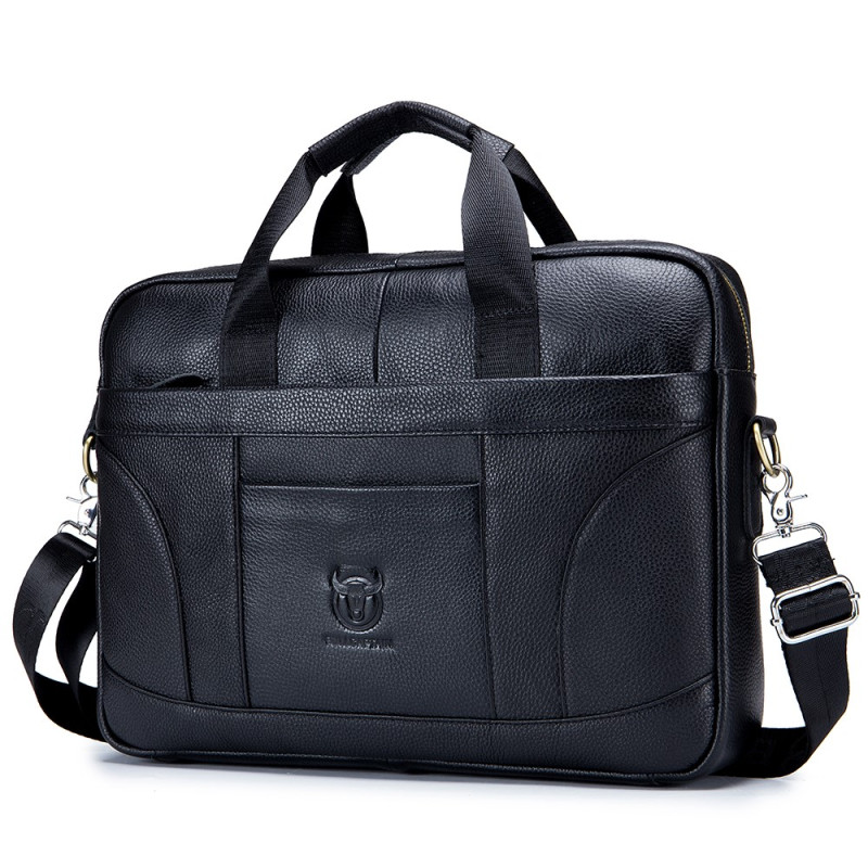 Sacoche Cuir Business 15-16" Laptop BULLCAPTAIN