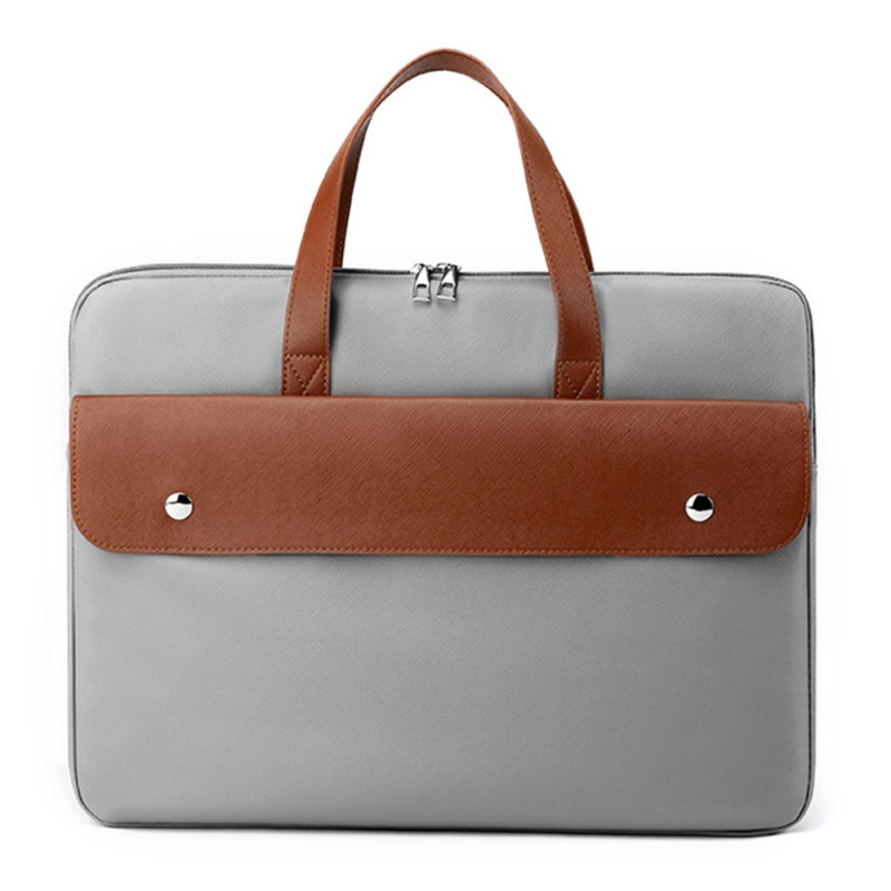 Sac Laptop 15,6 pouces Cuir PU Bicolore