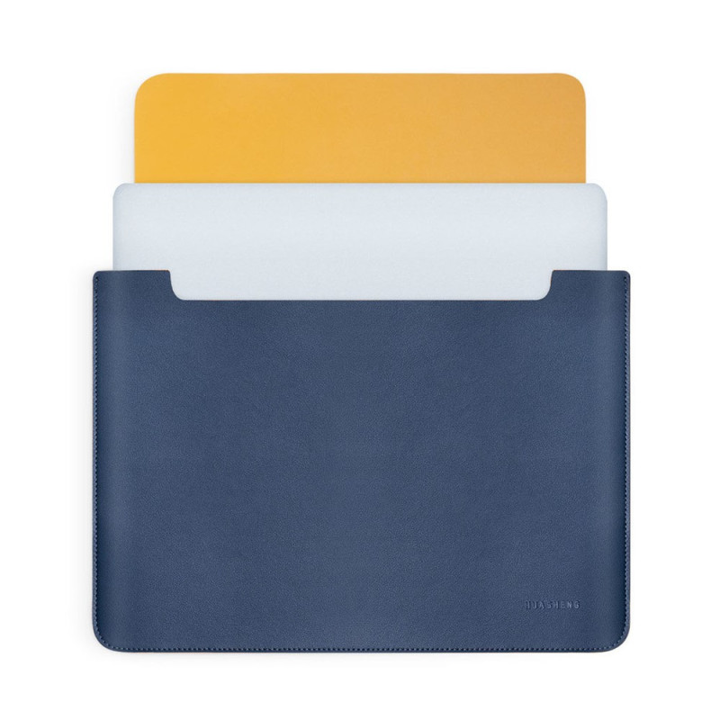 Pochette Laptop 15,6-16 pouces Double Face en Cuir PU HUASHENG