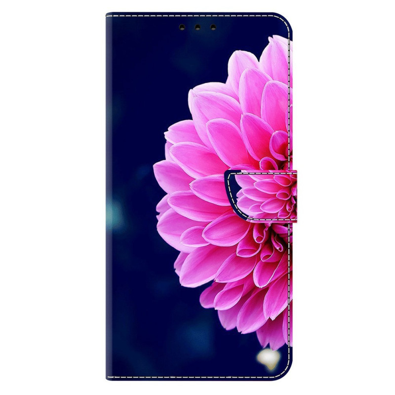 Housse Google Pixel 11 Pro / 11 Fleur sur Fond Bleu