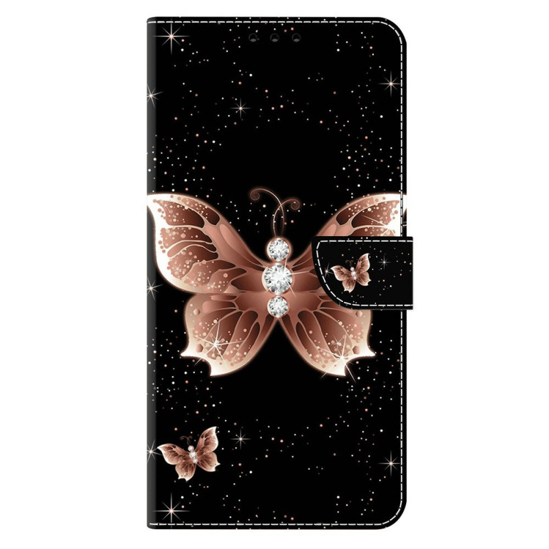 Housse Google Pixel 11 Pro / 11 Papillon sur Fond Noir