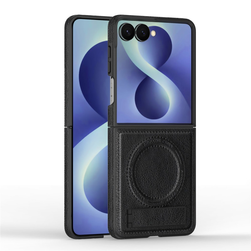 Coque Samsung Galaxy Z Flip 8 Effet Cuir avec Support