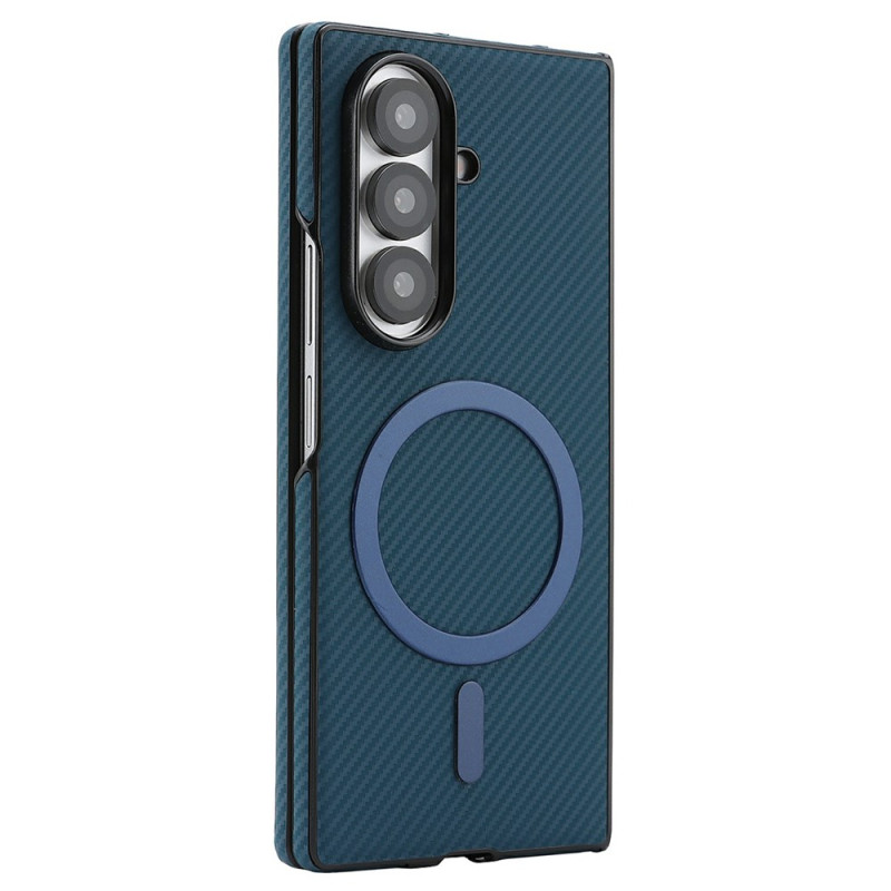 Coque Samsung Galaxy Z Fold 8 Ultra Magnétique Texture Fibre de Carbone