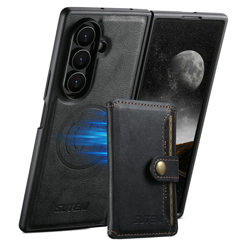 Coque Samsung Galaxy Z Fold 8 Ultra Magnétique avec Porte-Cartes Détachable SUTENI