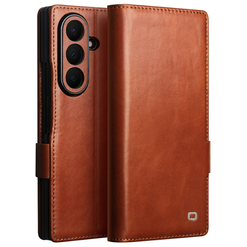 Flip Cover Samsung Galaxy Z Fold 8 Ultra Cuir Huilé QIALINO