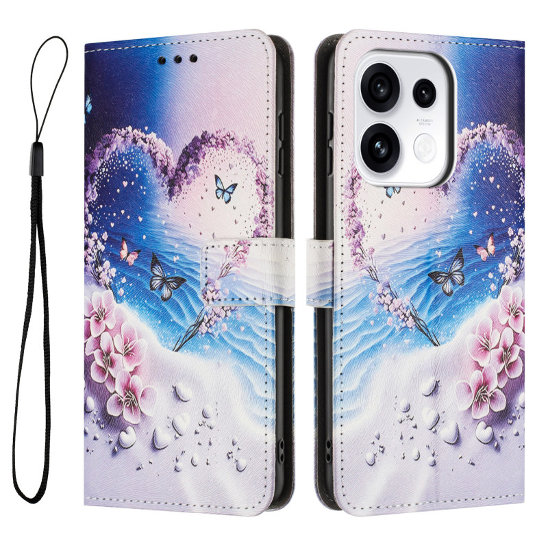 Housse Oppo Reno 16 F 5G / 16 FS 5G Coeur