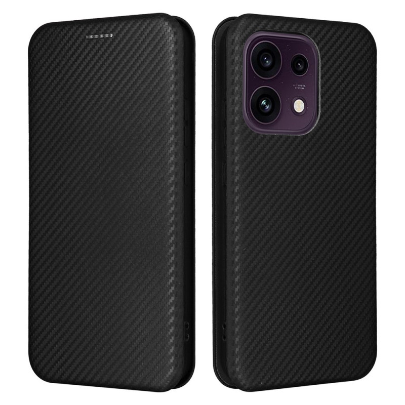 Flip Cover Oppo Reno 16 F 5G / 16 FS 5G Fibre Carbone