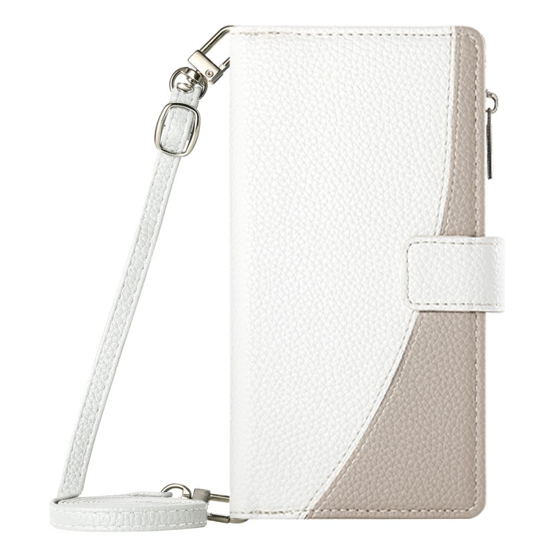 Housse Oppo Reno 16 F 5G / 16 FS 5G Bicolore avec Lanière et Bandoulière