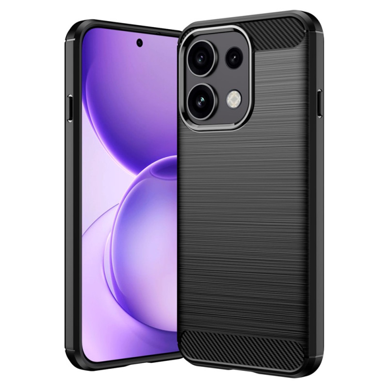 Coque Oppo Reno 16 F 5G / 16 FS 5G Fibre Carbone Brossée