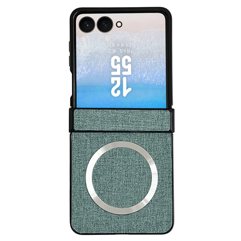 Coque Samsung Galaxy Z Flip 8 Magnétique Effet Tissu