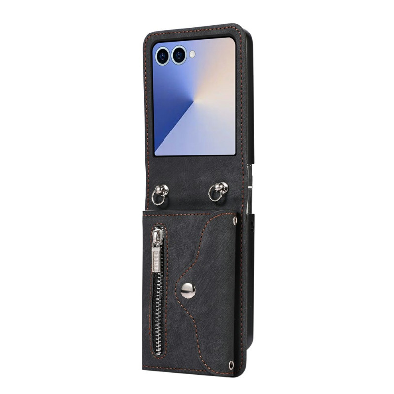 Coque Samsung Galaxy Z Flip 8 Portefeuille RFID