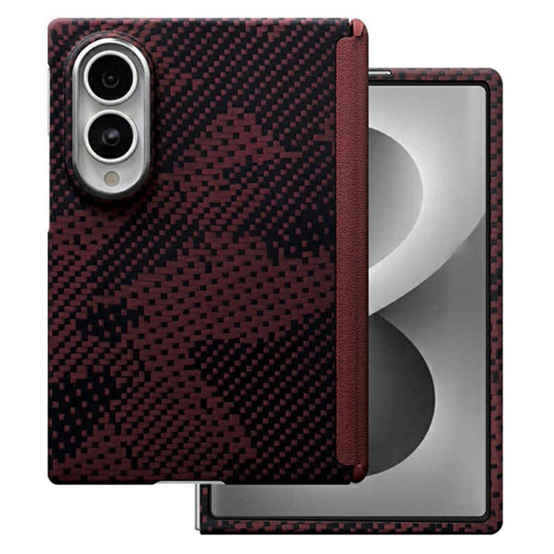 Coque Samsung Galaxy Z Fold 8 Magnétique Design Luxe avec Protection de Charnière (Rouge)