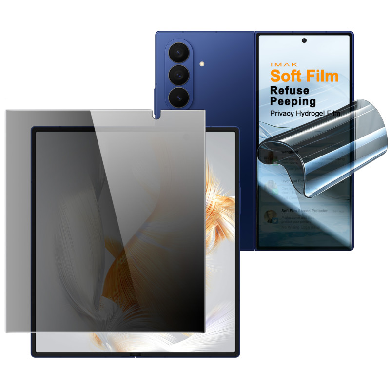 Film de Protection Anti-Espion pour Écrans Extérieur et Intérieur Samsung Galaxy Z Fold 8 Ultra