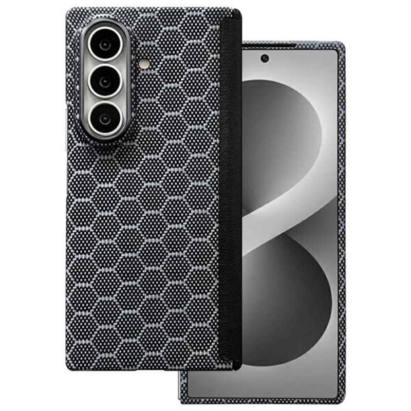 Coque Samsung Galaxy Z Fold 8 Ultra Magnétique Fibre d’Aramide nid d’abeille avec Protection de Charnière