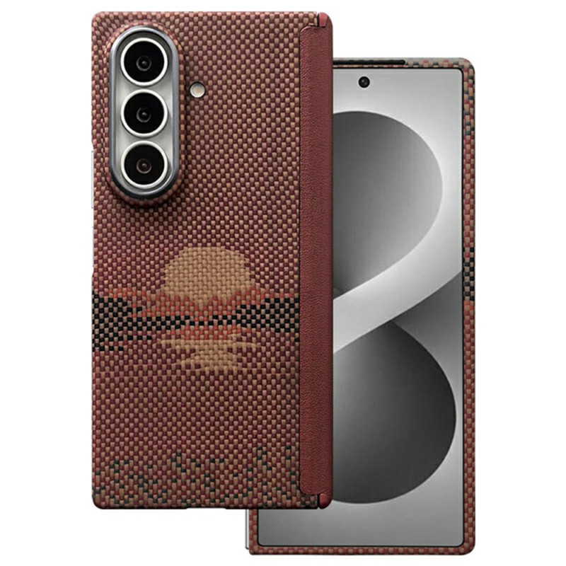 Coque Samsung Galaxy Z Fold 8 Ultra Magnétique Fibre d’Aramide Sun avec Protection de Charnière