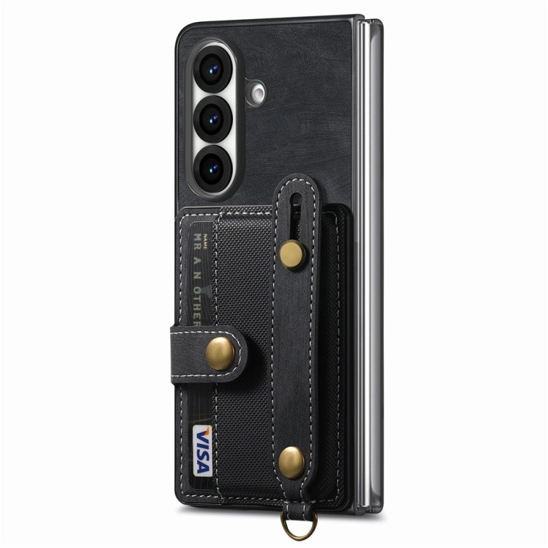 Coque Samsung Galaxy Z Fold 8 Ultra Porte-Cartes et Dragonne