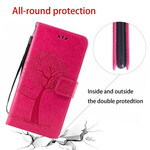 Housse Huawei P Smart Plus 2019 Arbre et Hiboux à Lanière Housse Huawei P Smart Plus 2019 Arbre et Hiboux à Lanière