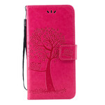 Housse Huawei P Smart Plus 2019 Arbre et Hiboux à Lanière Housse Huawei P Smart Plus 2019 Arbre et Hiboux à Lanière