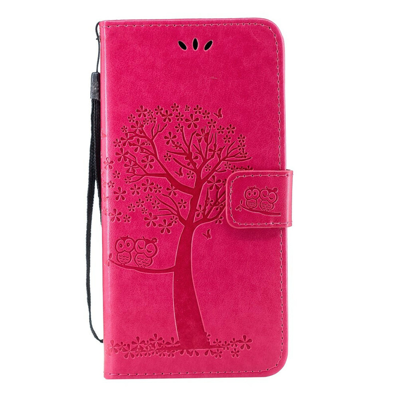 Housse Huawei P Smart Plus 2019 Arbre et Hiboux à Lanière Housse Huawei P Smart Plus 2019 Arbre et Hiboux à Lanière