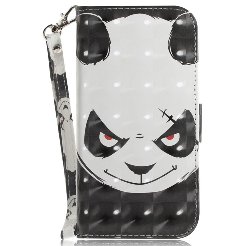 Housse Xiaomi Redmi Note 17 Pro Max 5G Angry Panda à Lanière