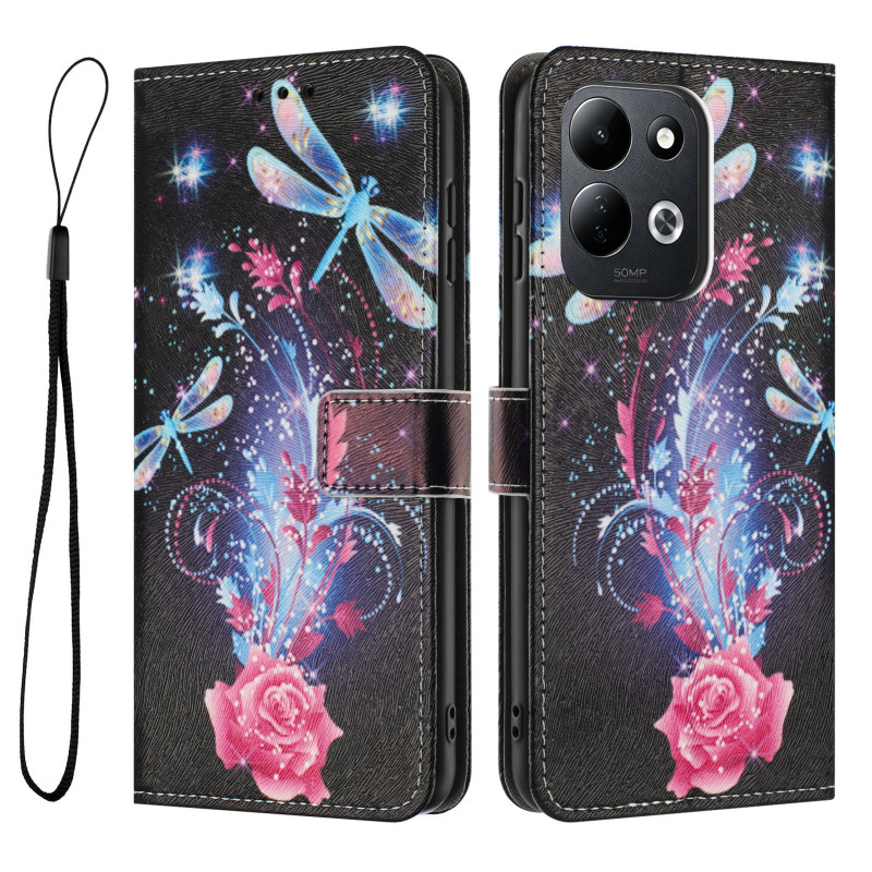 Housse Xiaomi Redmi 17 5G / 4G Libellules Lumineuses