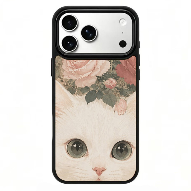Coque iPhone 18 Pro / 17 Pro Magnétique Art Gallery Design Chat