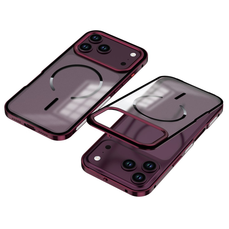 Coque iPhone 18 Pro Magnétique Aluminium à Verrouillage