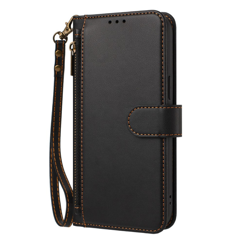 Housse iPhone 18 Pro Max / 17 Pro Max Poche Zippée et Lanière