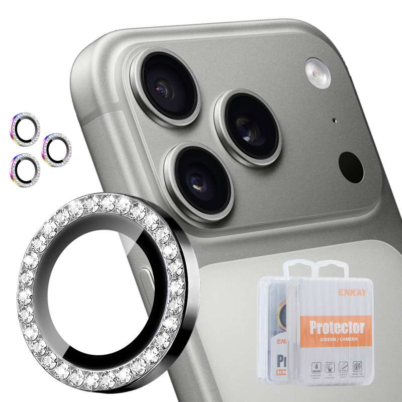 Lentille de Protection en Verre Trempé pour iPhone 18 Pro / 18 Pro Max Strass