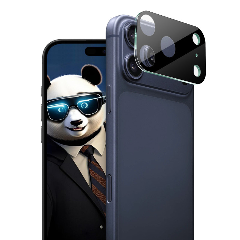 Lentille de Protection en Verre Trempé iPhone 18 Pro Max (version noire)