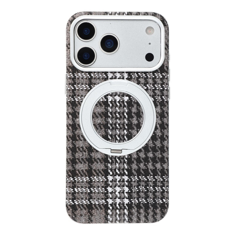 Coque iPhone 18 Pro Max / 17 Pro Max Tissu Pied-de-Poule