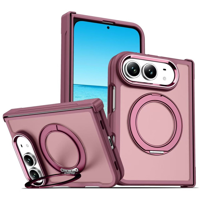 Coque iPhone Duo Magnétique avec Anneau Support 360°