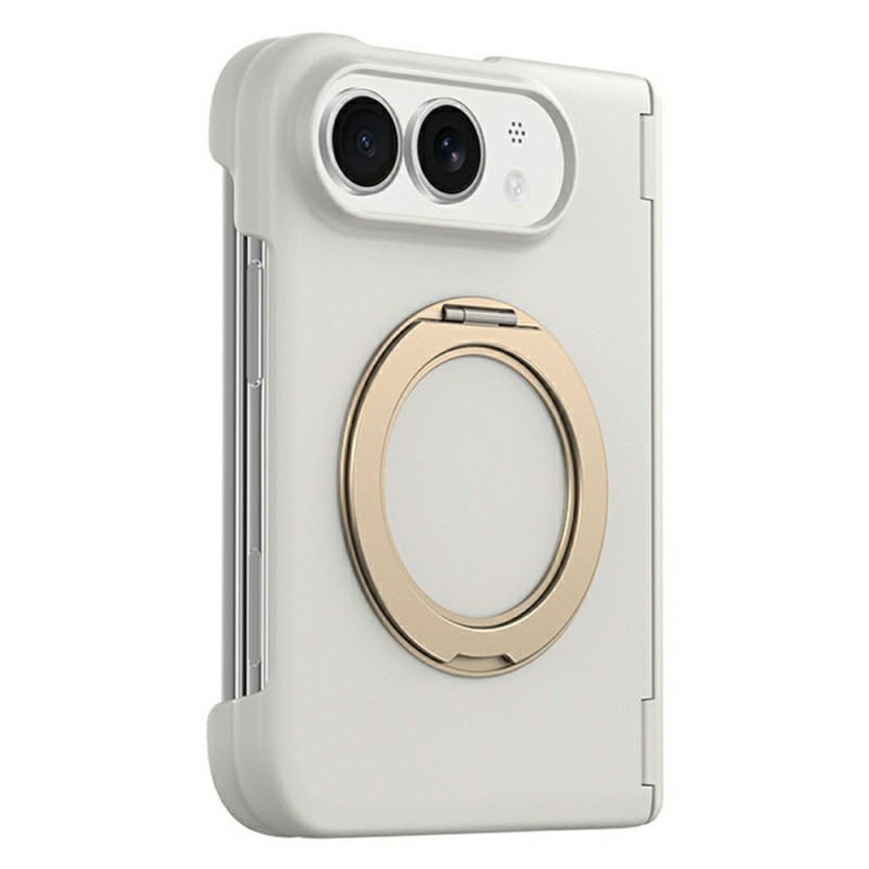 Coque iPhone Duo Magnétique Mate avec Anneau Support