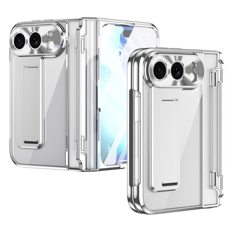 Coque iPhone Duo Transparente avec Support et Protection Écran