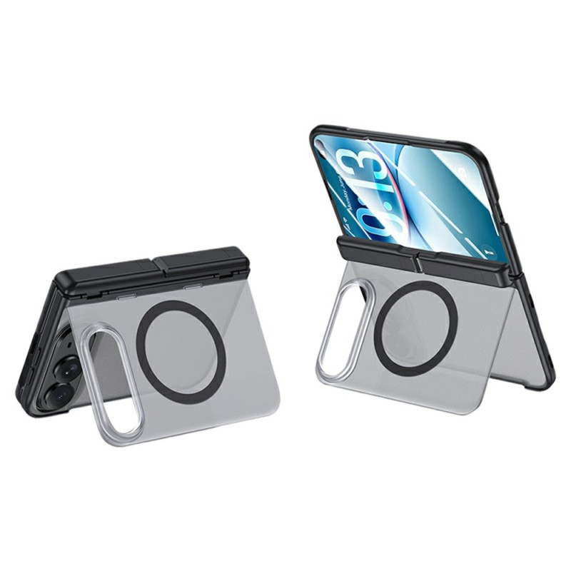 Coque iPhone Duo Magnétique avec Double Support et Verre Trempé