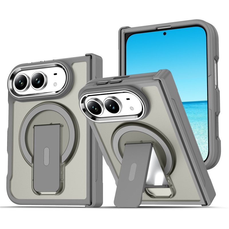 Coque iPhone Duo Magnétique Antidérapante avec Support Caché
