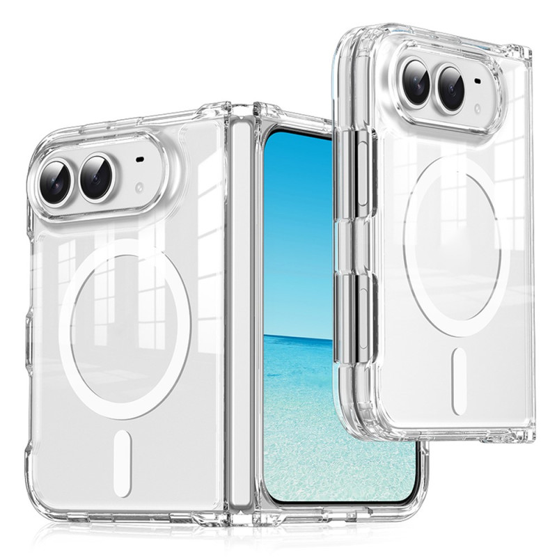 Coque iPhone Duo Magnétique Transparente Compatible Magsafe