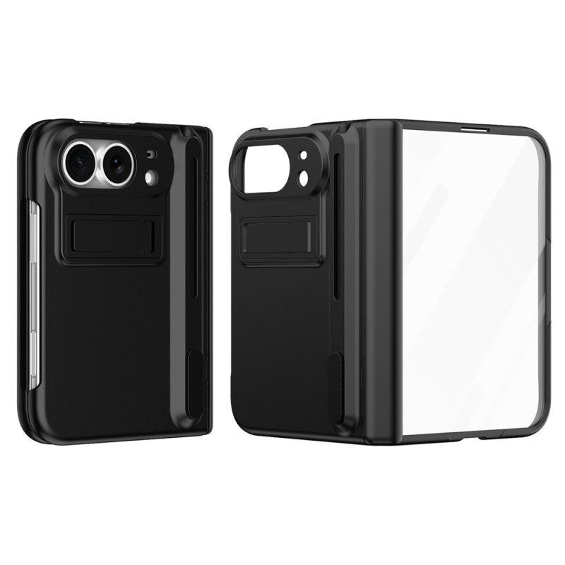 Coque iPhone Duo Support Intégré et Verre Trempé avec Stylet