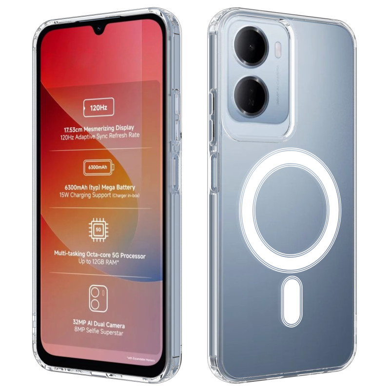 Coque Xiaomi Redmi A7 Pro / Poco C81 Pro Magnétique Transparente