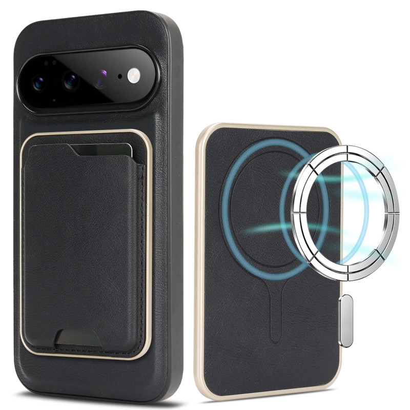 Coque Google Pixel 11 Pro Magnétique Ultra-Fine avec Porte-Cartes