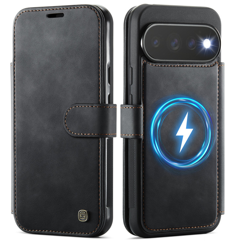 Housse Google Pixel 11 Pro XL Portefeuille Magnétique RFID