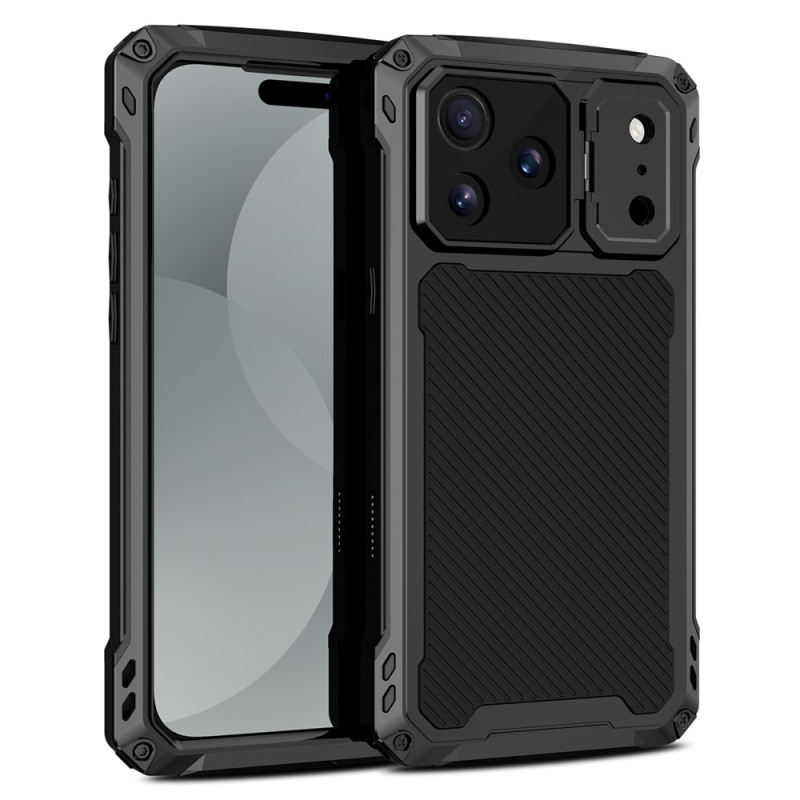 Coque iPhone 18 Pro / 17 Pro Magnétique Renforcée avec Support Caméra et Verre Trempé