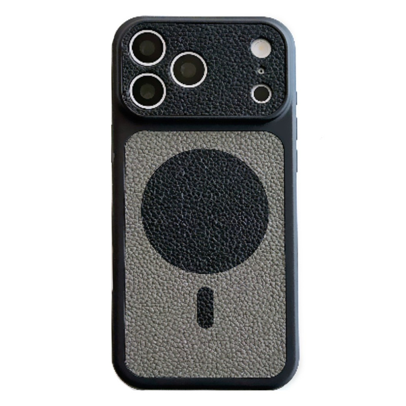Coque iPhone 18 Pro / 17 Pro Magnétique Bicolore Effet Lézard iPhone 18 Pro / 17 Pro