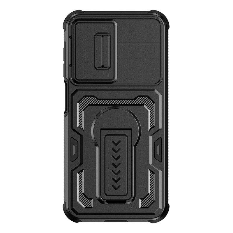 Coque Samsung Galaxy A18 4G / A17 4G / 5G Antichoc Cache Caméra Coulissant et Support