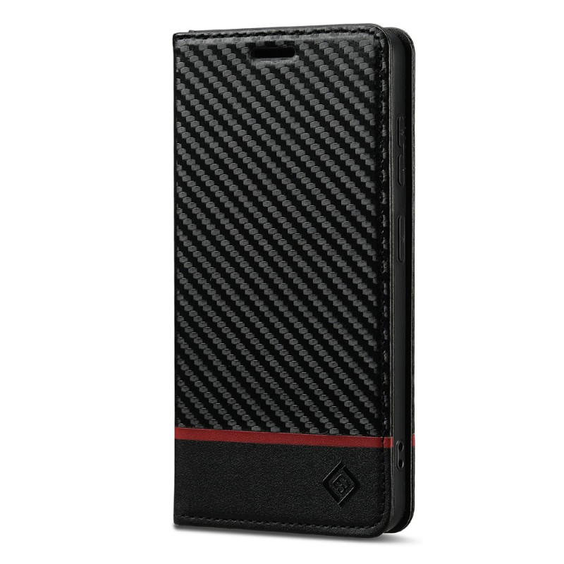 Flip Cover Samsung Galaxy A18 4G / A17 4G / 5G Fibre Carbone LC.IMEEKE