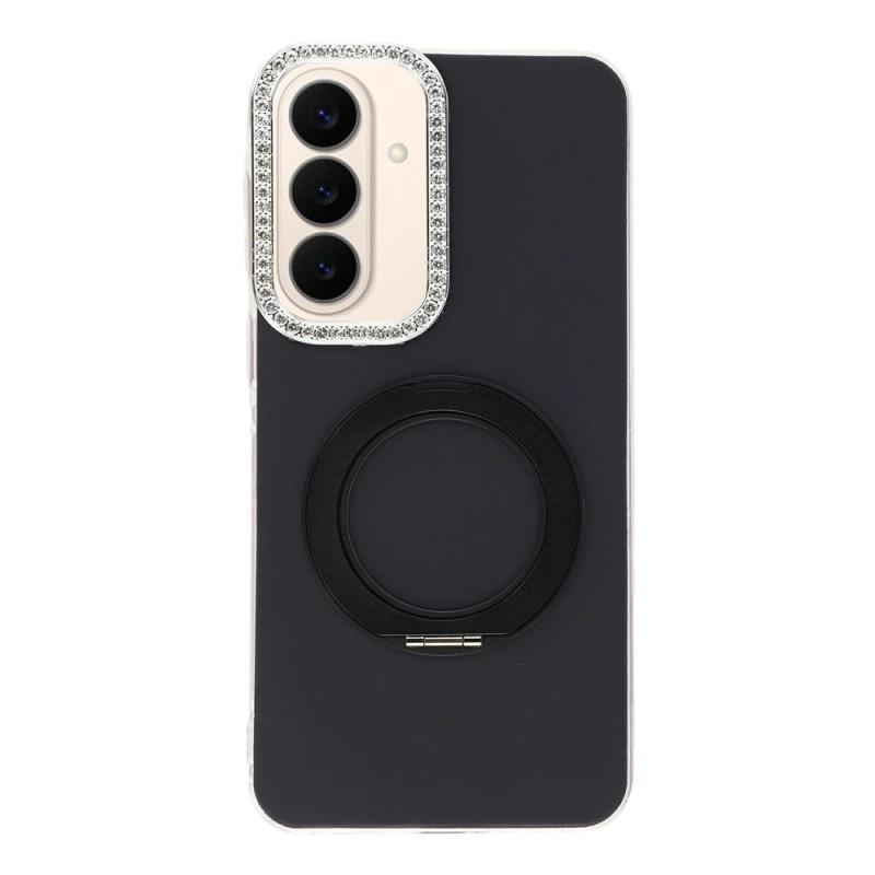 Coque Samsung Galaxy A18 4G / A17 4G / 5G Magnétique avec Anneau Rotatif et Strass