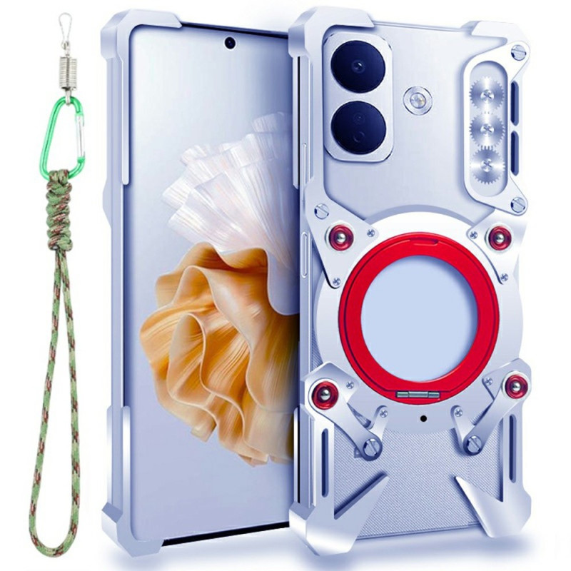Bumper Poco X8 5G Magnétique Aluminium avec Anneau Rotatif